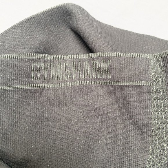 GYMSHARK - Dark Army Green High Waisted Leggings, Size S - Picture 4 of 6